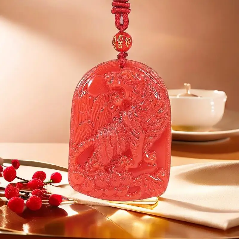 Luxury Gifts Jewelry & Watches Namfleg Mostar - Ciondoli con ciondolo tigre di giada
