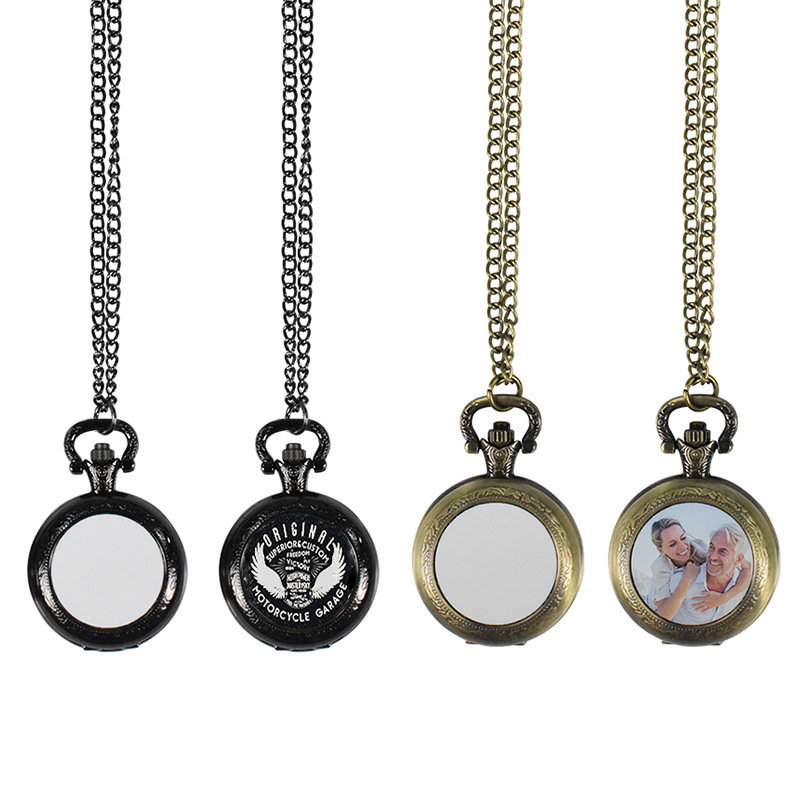 Jewelry And Watches - Collana con Ciondolo Orologio da Tasca