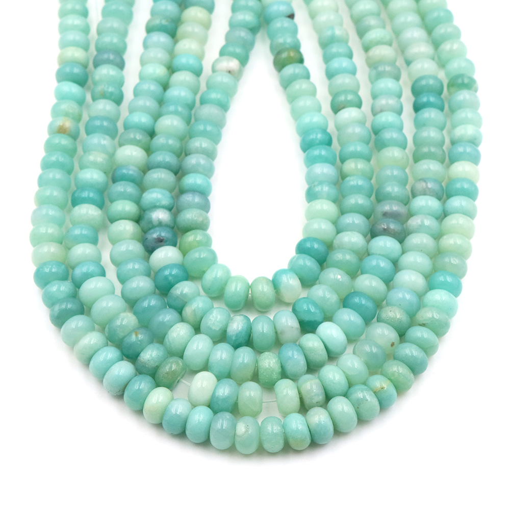 Gemstone Bracelet Healing - Perle a Rondella Piatte Rotonde in