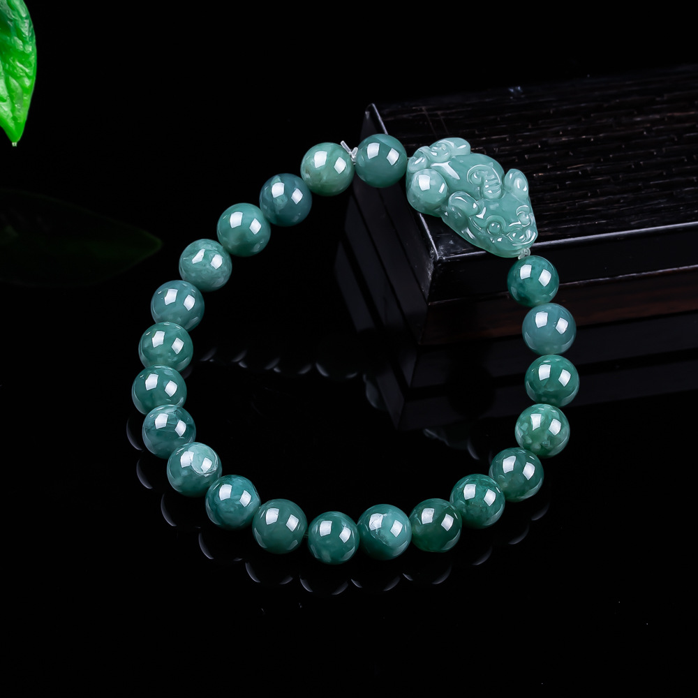 Jewelry & Watches Sp Z Oo Opinie - Bracciale Pixiu in Giada Birmana Naturale,