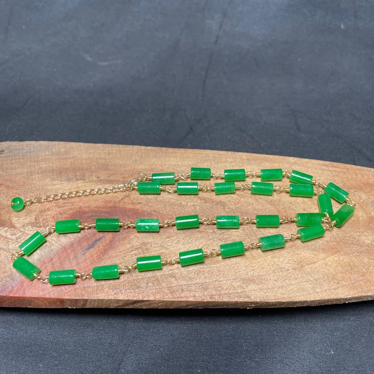 Jewelry & Watches Sp Z Oo Opinie - Collana di perline di giada verde