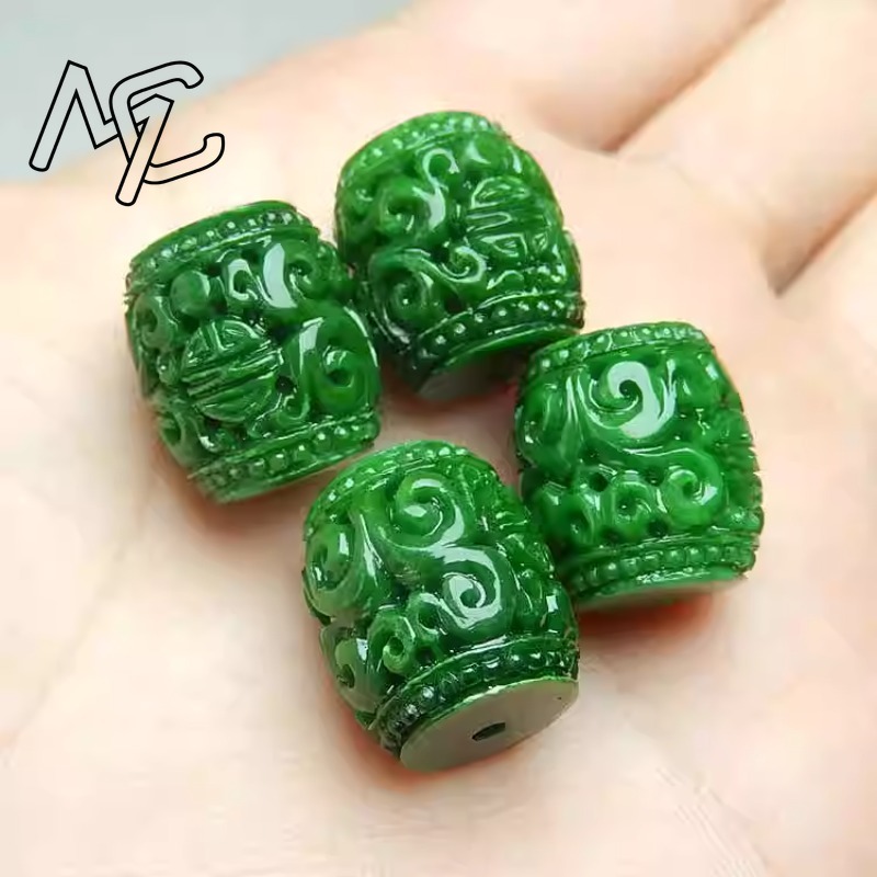 Charm Bracelet Beads - 5 pezzi di perline intagliate di