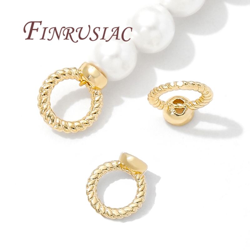 Gold Plated Ring - Anello di collegamento terminale da 7,5