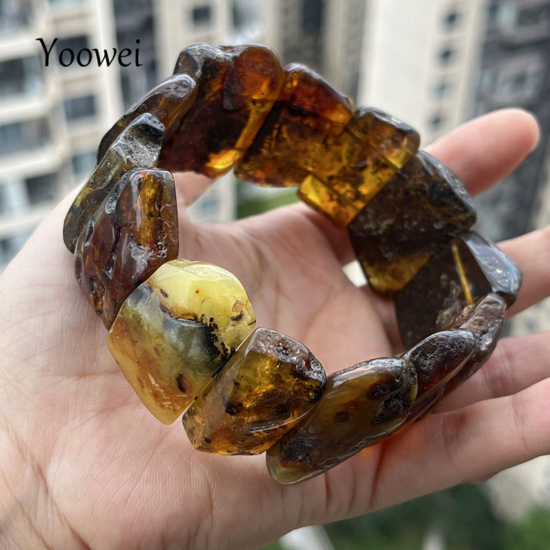 Gemstone Bracelet Healing - Braccialetti e braccialetti in vero ambra