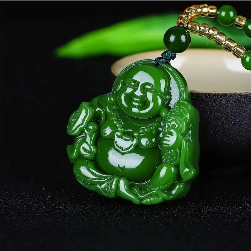 Cinese Verde Giada Buddha Mait - Jewelry & Watches Sp Z Oo Opinie recensione e prezzo