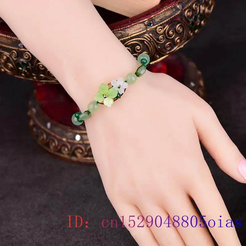 Braccialetto di fiori di giada - Charm Bracelet Beads recensione e prezzo