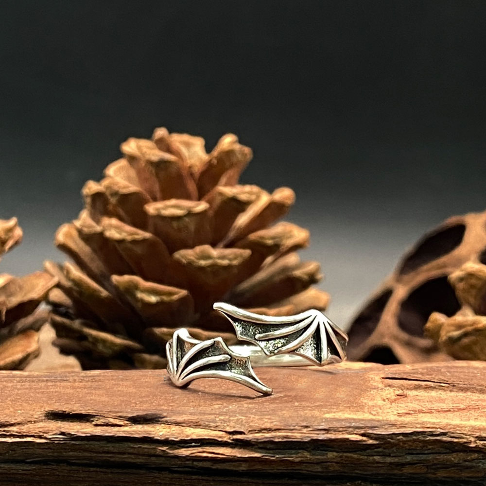 Anello Gotico con Ali di Pipis - Gothic Skull Ring recensione e prezzo
