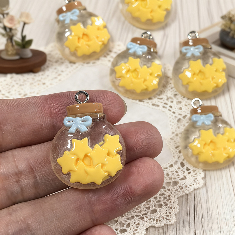 10 Pezzi Ciondoli in Resina a  - Moon Star Earrings recensione e prezzo