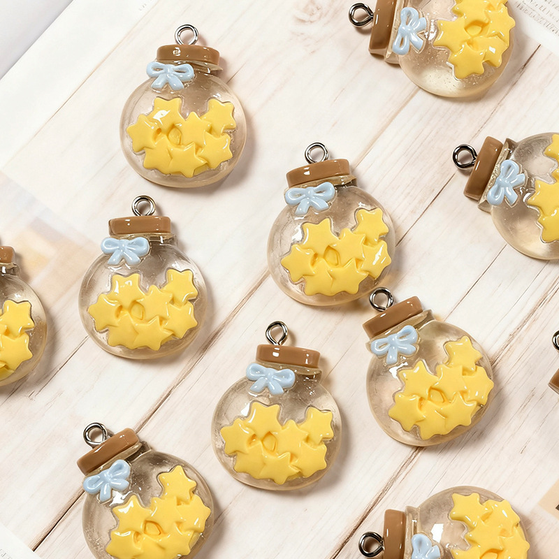 10 Pezzi Ciondoli in Resina a  - Moon Star Earrings recensione e prezzo