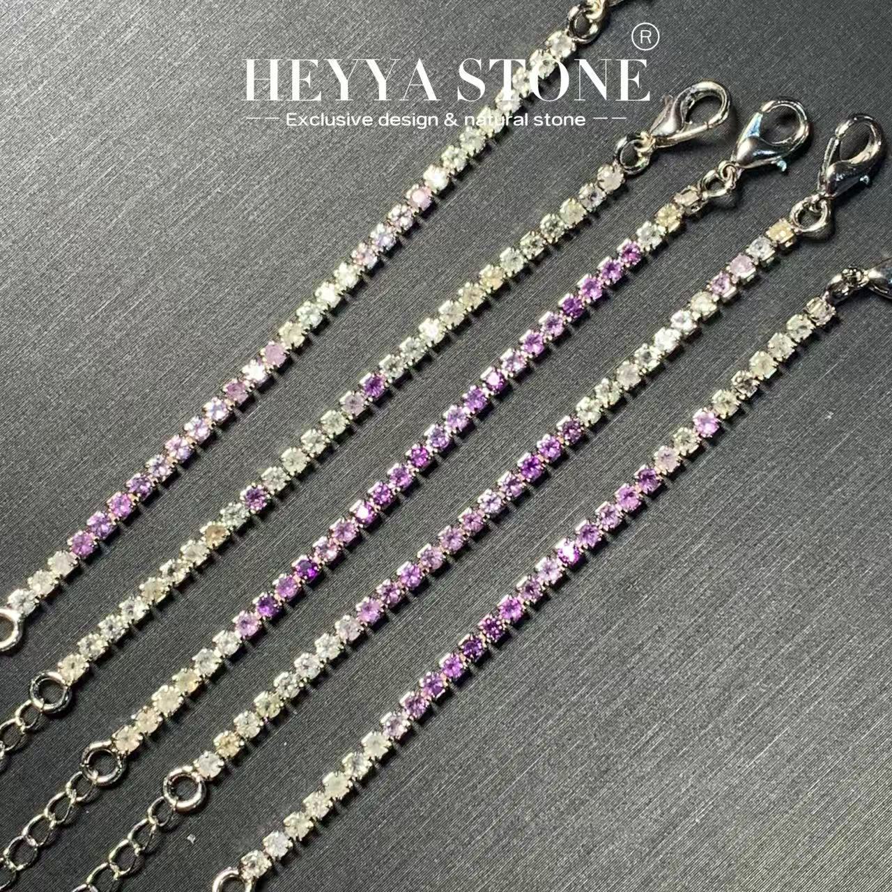 HEYYA STONE Ametista naturale  - Gemstone Bracelet Healing recensione e prezzo
