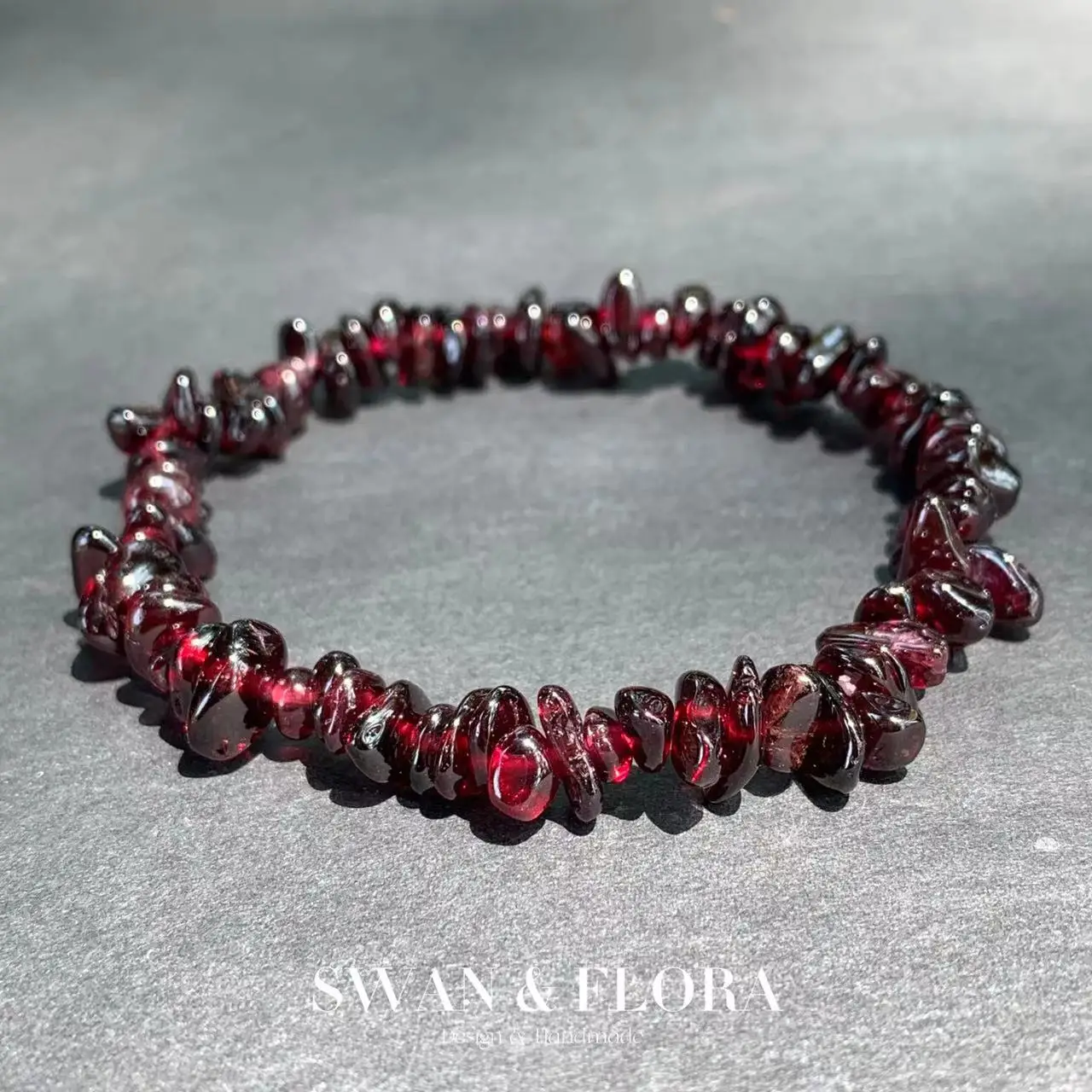 Bracciale con granato naturale - Gemstone Bracelet Healing recensione e prezzo