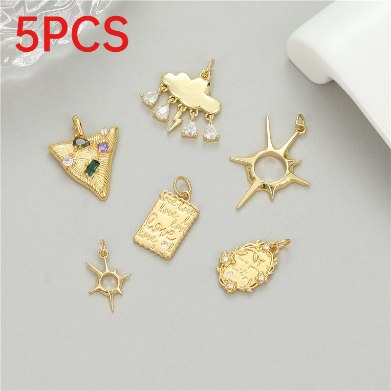5 Pezzi Mini Ciondoli Versatil - Moon Star Earrings recensione e prezzo