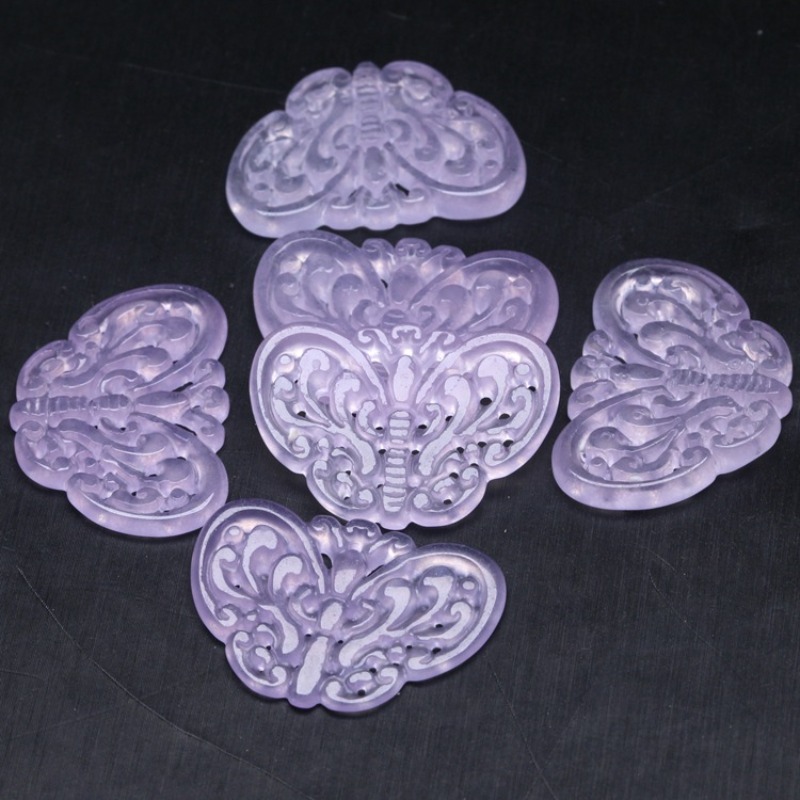 2 pezzi di giada viola natural - Jewelry & Watches Sp Z Oo Opinie recensione e prezzo