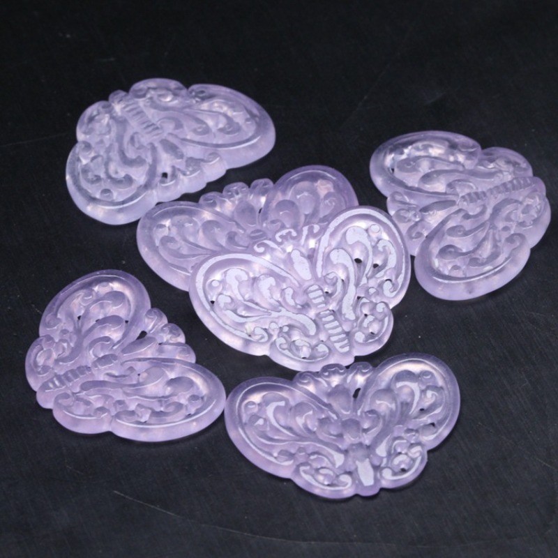 2 pezzi di giada viola natural - Jewelry & Watches Sp Z Oo Opinie recensione e prezzo