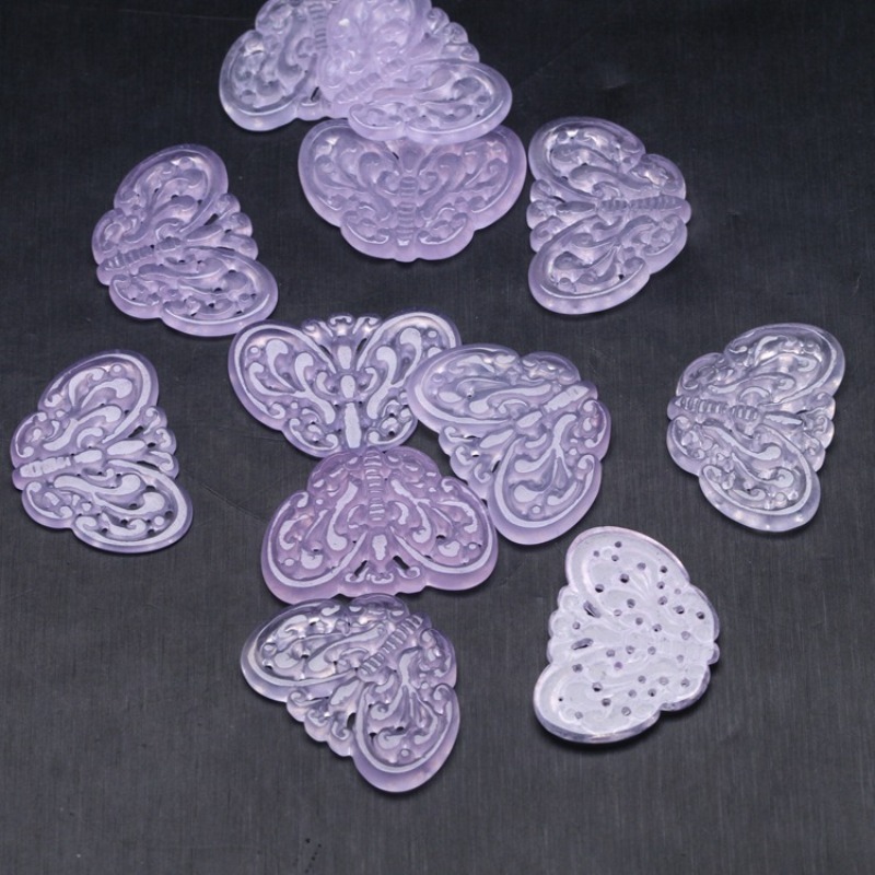 2 pezzi di giada viola natural - Jewelry & Watches Sp Z Oo Opinie recensione e prezzo