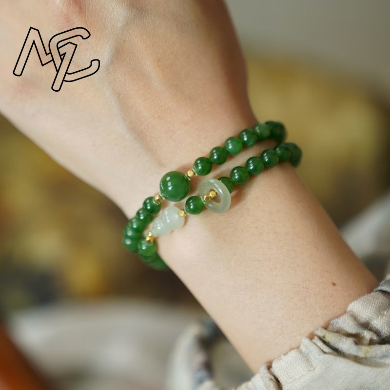 Bracciale in Giada Naturale Ve - Charm Bracelet Beads recensione e prezzo