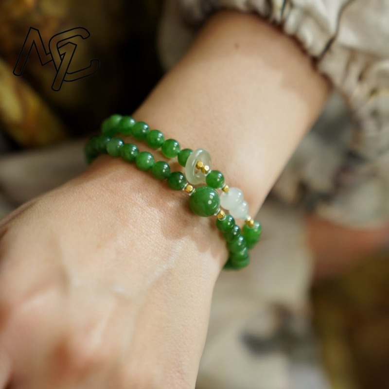 Bracciale in Giada Naturale Ve - Charm Bracelet Beads recensione e prezzo
