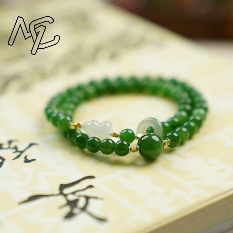 Bracciale in Giada Naturale Ve - Charm Bracelet Beads recensione e prezzo