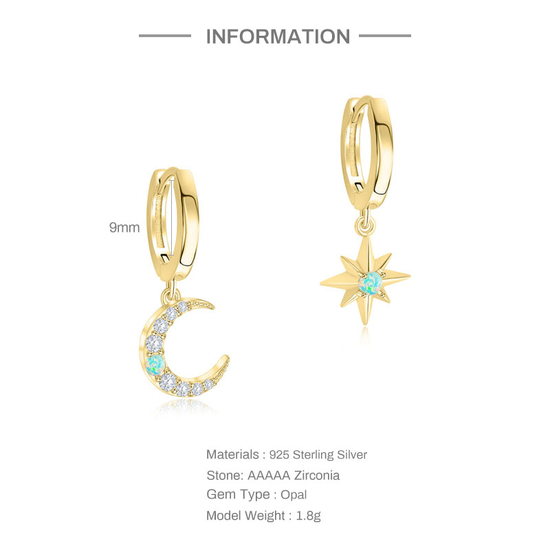 ROXI S925 Sterling Silver Opal - Opal Earrings Dangle recensione e prezzo