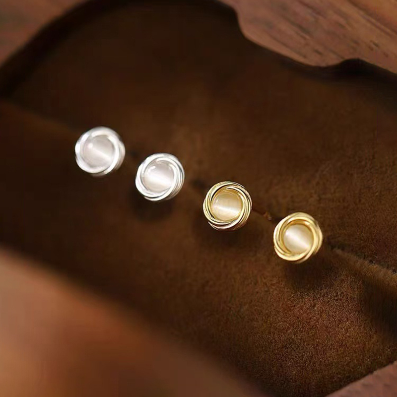 Orecchini a bottone in vero ar - Opal Earrings Dangle recensione e prezzo