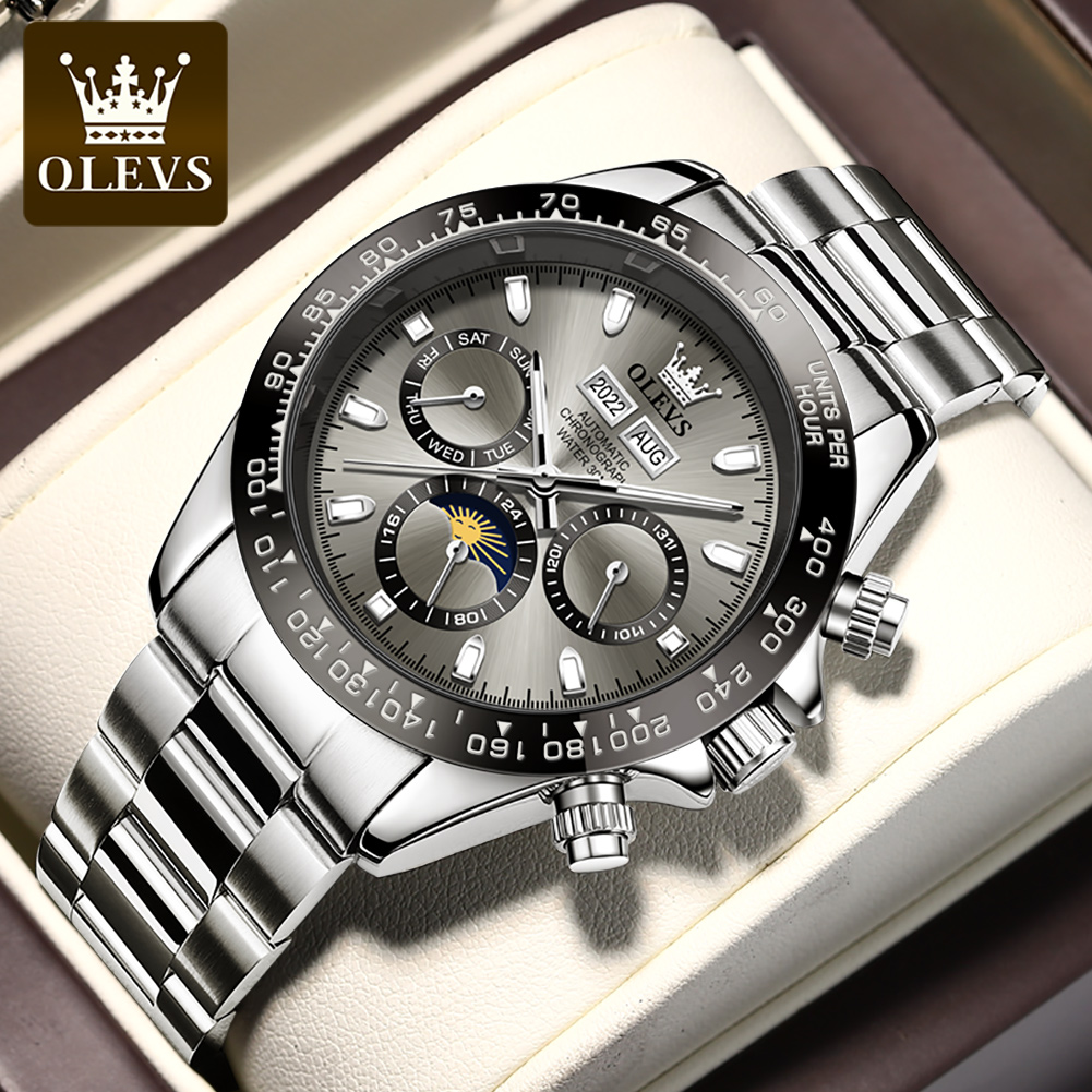 OLEVS 6654 Orologio da uomo di - Rolex Watch Submariner recensione e prezzo