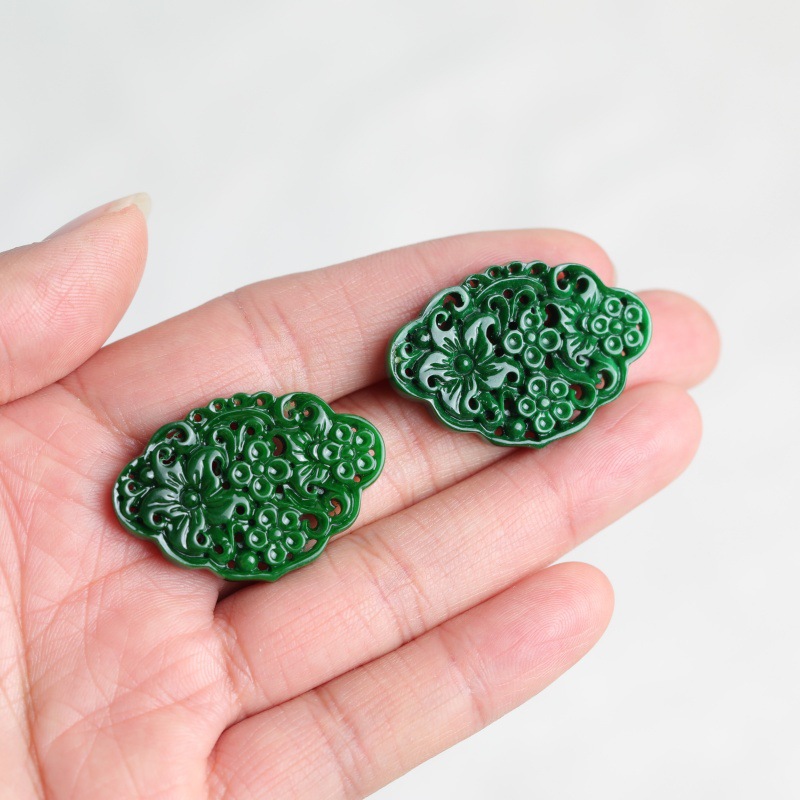 2 Pezzi di Giada Naturale Cian - Luxury Gifts Jewelry & Watches Namfleg Mostar recensione e prezzo