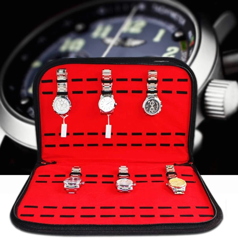 Borsa Porta Orologi da 20 Scom - Jewelry Box With Watches recensione e prezzo