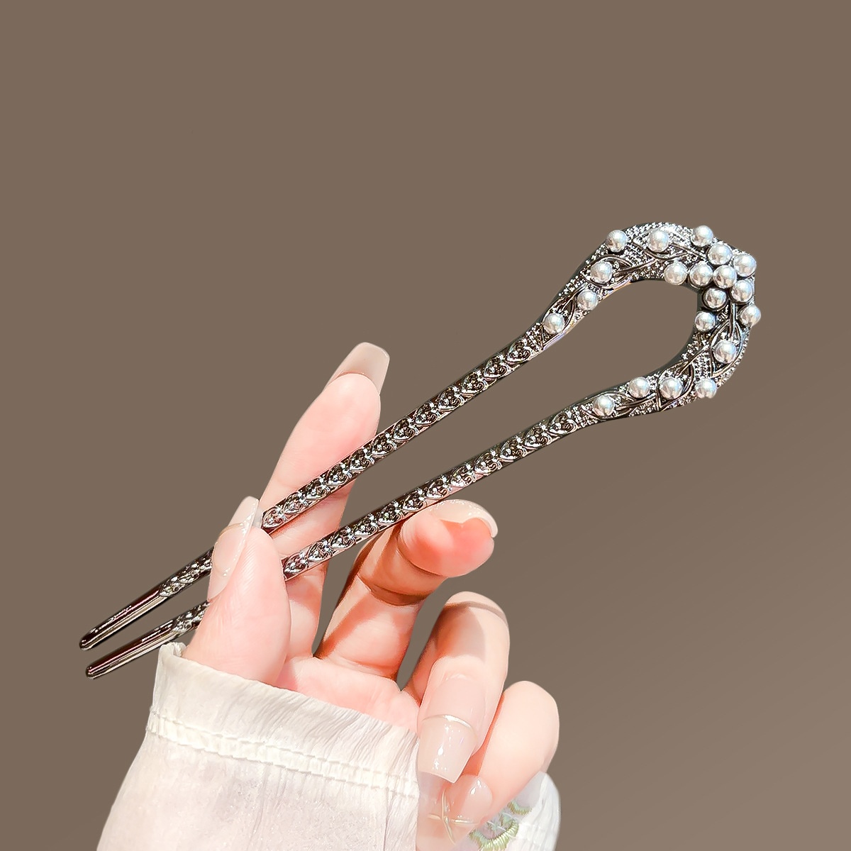 Nuova perla a forma di U forci - Shop Jewelry & Watches Near Me recensione e prezzo