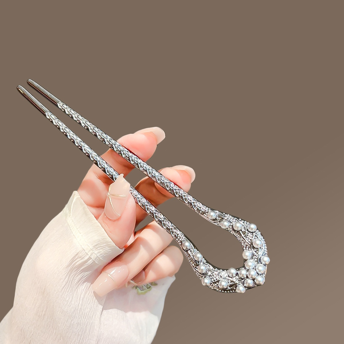 Nuova perla a forma di U forci - Shop Jewelry & Watches Near Me recensione e prezzo