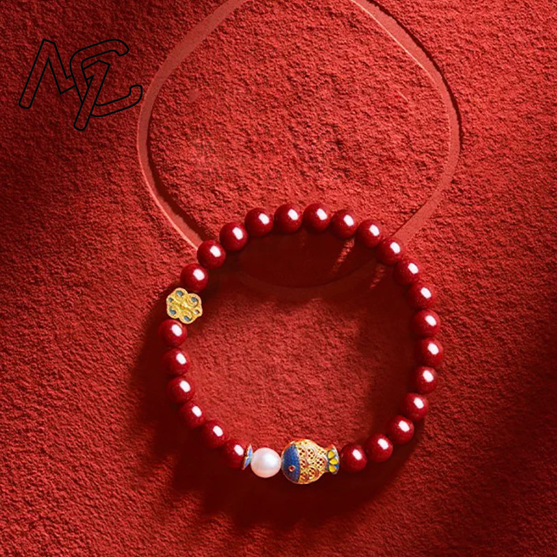 Vero cinabro blu carpa braccia - Charm Bracelet Beads recensione e prezzo