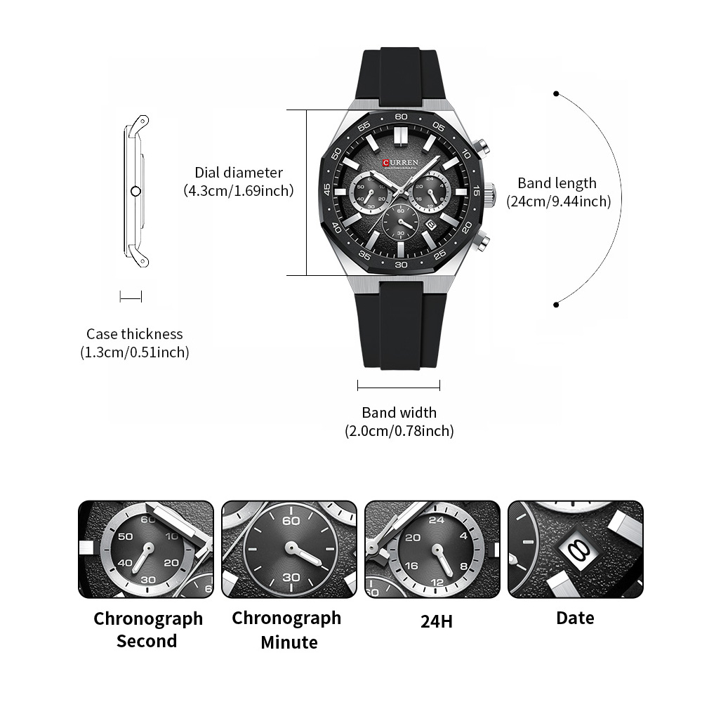 CURREN Orologio Sportivo da Uo - Jewelry And Watches recensione e prezzo