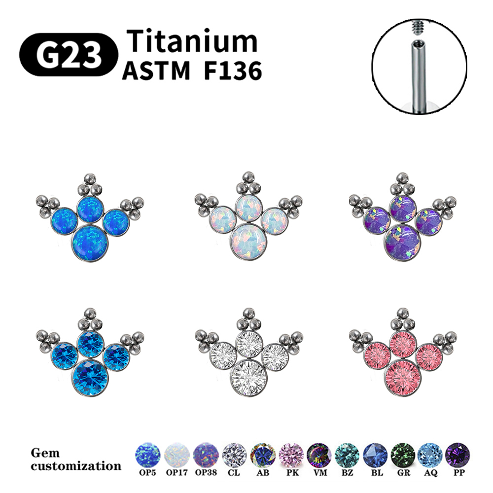 Orecchini a perno in titanio G - Opal Earrings Dangle recensione e prezzo
